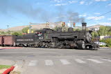 The road crossing at Durango